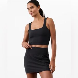 Athleta Black Salutation Stash 14.5” Skort - Size XS